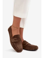 Loafersy Mokasyny Dámské Ploché Tmavě Zelené Soreline Loafersy Mokasyny Dámské Ploché Tmavě Zelené Soreline