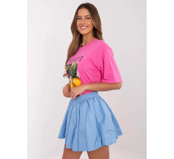 Sukně MI SD model 20941957 světle modrá - FPrice Sukně MI SD model 20941957 světle modrá - FPrice