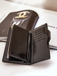 Dámská peněženka z eko kůže černá Kalinessa