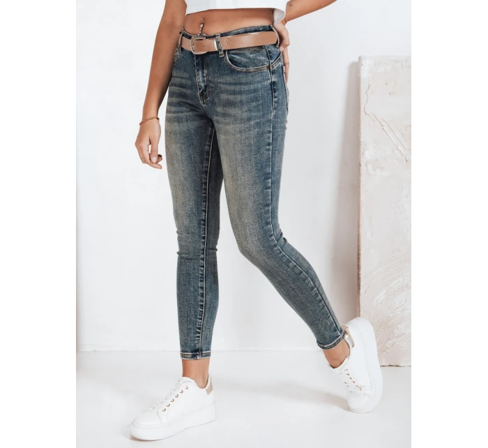 Dámské úzké push up džíny modré FashionStreet UY2803