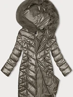 Dámská prošívaná zimní bunda J Style starozlatá (16M9100-403)