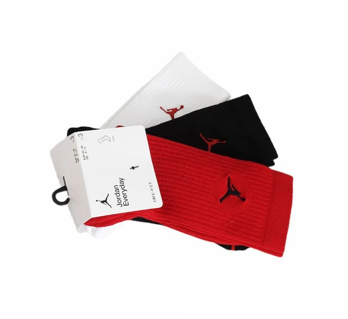 Pánské basketbalové ponožky Air Jordan Everyday Dri-Fit Crew 3-pack - DX9632-918