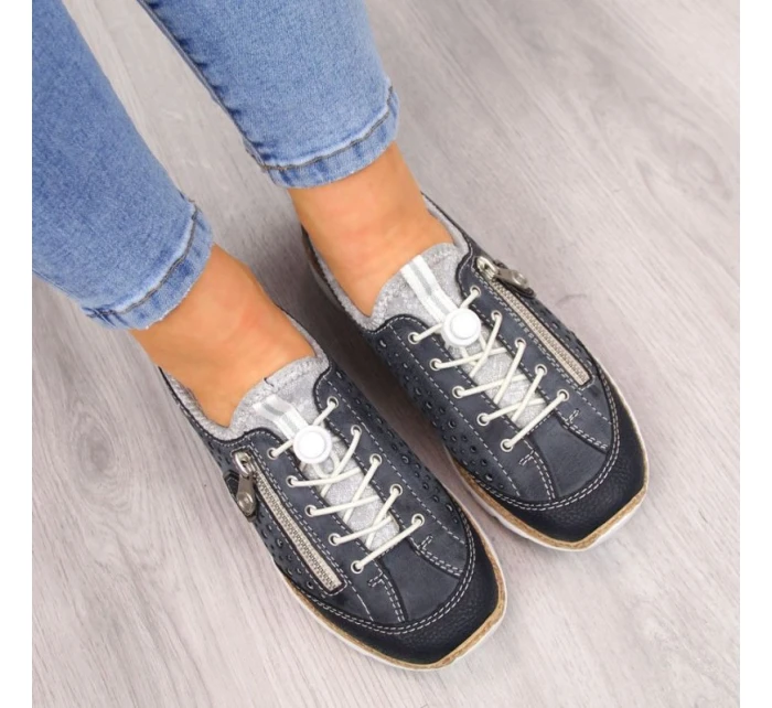 damskie sportowe granatowe model 22035565 - Rieker