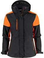 Printer Prime Padded Softshell Women Dámská zimní softshellová bunda 61.1072 black/orange