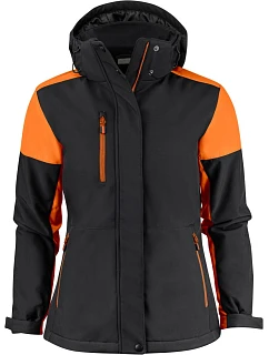 Printer Prime Padded Softshell Women Dámská zimní softshellová bunda 61.1072 black/orange