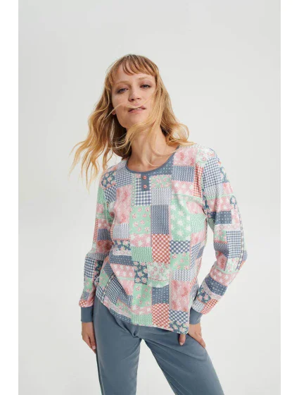 Pohodlné dámské pyžamo model 18033253 - Vamp