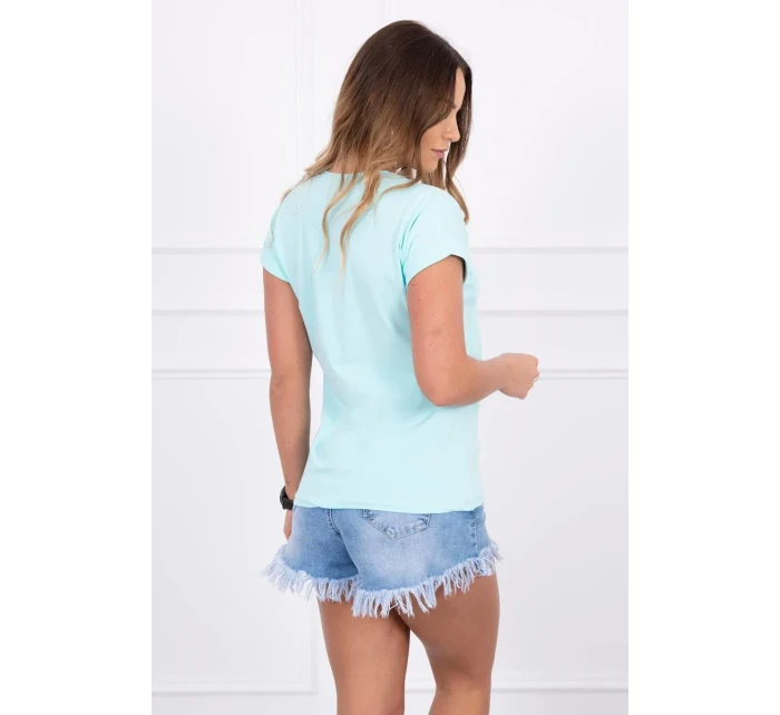 Limitovaná edice halenky v mátové barvě Limitovaná edice halenky v mátové barvě