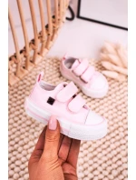 Dětské Tenisky Na Suchý Zip BIG STAR model 21545409 Růžové - Big Star Shoes Dětské Tenisky Na Suchý Zip BIG STAR model 21545409 Růžové - Big Star Shoes