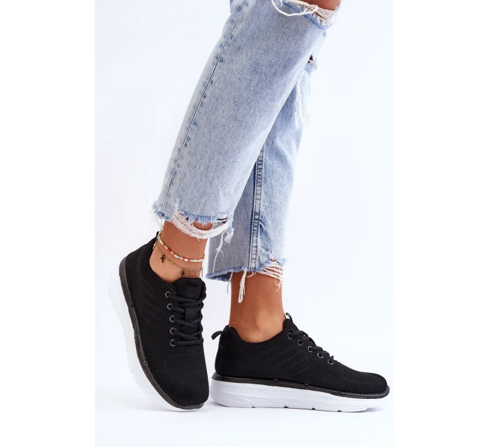 Dámská šněrovací sportovní obuv Černá Lavarone Dámská šněrovací sportovní obuv Černá Lavarone