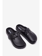 Pěnové Pantofle Pánské S Přezkou Big Star model 21695369 Černé - Big Star Shoes Pěnové Pantofle Pánské S Přezkou Big Star model 21695369 Černé - Big Star Shoes