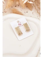 Dámské náušnice z chirurgické oceli zlaté Dámské náušnice z chirurgické oceli zlaté