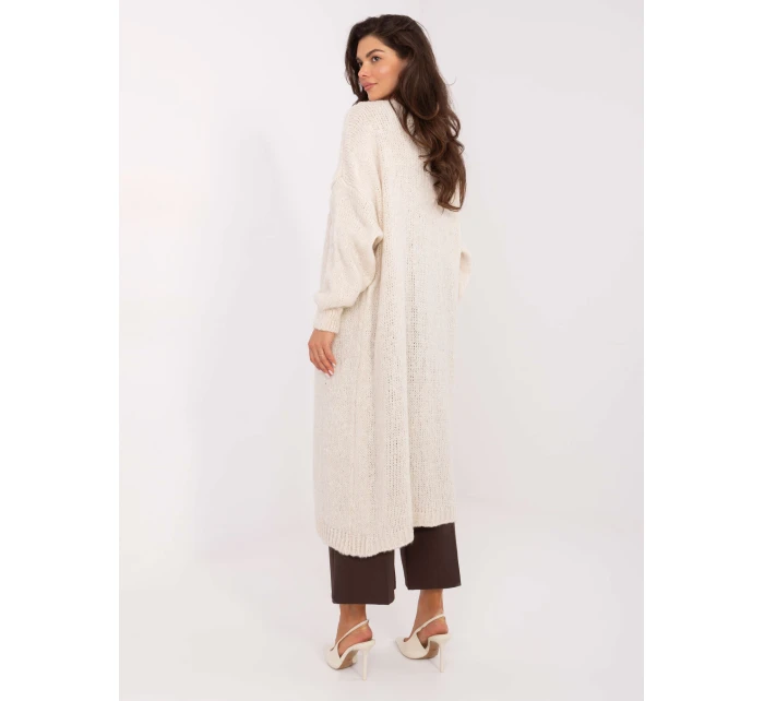 Sweter MI SW model 21393014 jasny beżowy - FPrice Sweter MI SW model 21393014 jasny beżowy - FPrice