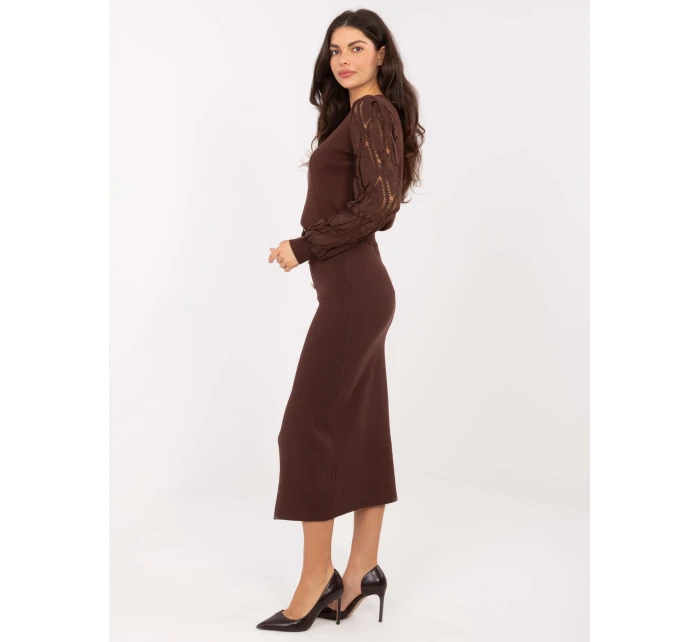 Spódnica PM SD model 21787896 brązowy - FPrice