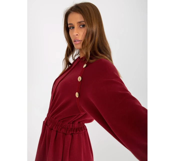 Dámské šaty RV SK 8336 kaštanové