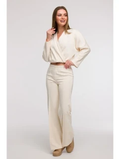 Široké kalhoty s předními  model 21047280 - BeWear