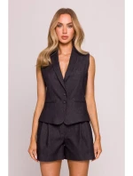 model 21136127 Džínové šortky grafitové - Moe