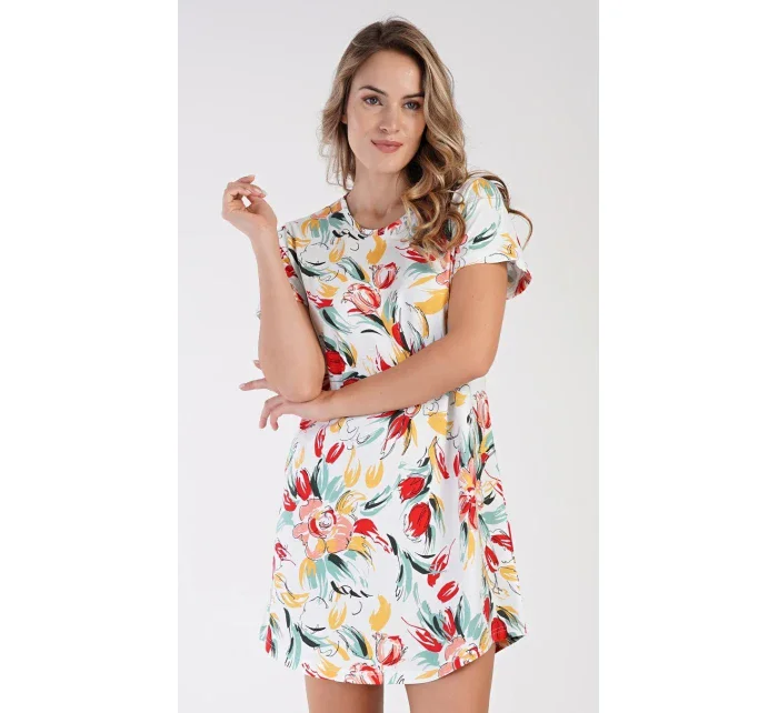Dámská noční košile s krátkým rukávem model 19527444 - Vienetta