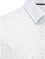 Pánská bílá košile FashionStreet DX2438 Pánská bílá košile FashionStreet DX2438