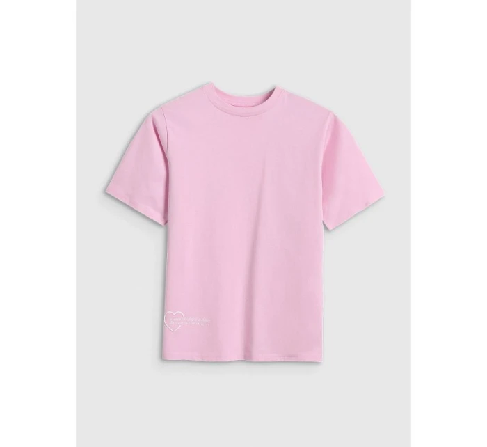 Dívčí tričko oversize s potiskem model 21736463 - 4F Dívčí tričko oversize s potiskem model 21736463 - 4F