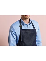 PR 126 Denim zástěra s laclem model 22536469 black denim - Premier