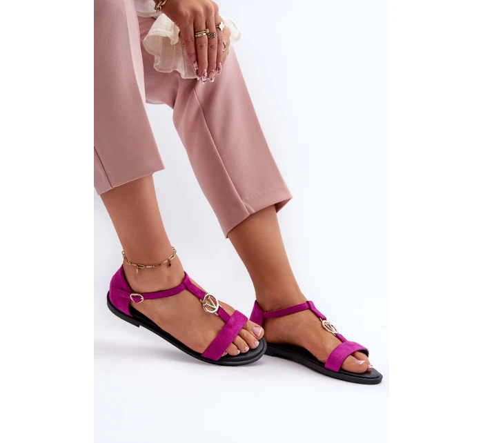 Dámské ploché sandály s model 21660565 - VINCEZA Dámské ploché sandály s model 21660565 - VINCEZA