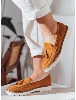 Dámské ažurové mokasíny VANESSO camel FashionStreet ZY0714 Dámské ažurové mokasíny VANESSO camel FashionStreet ZY0714