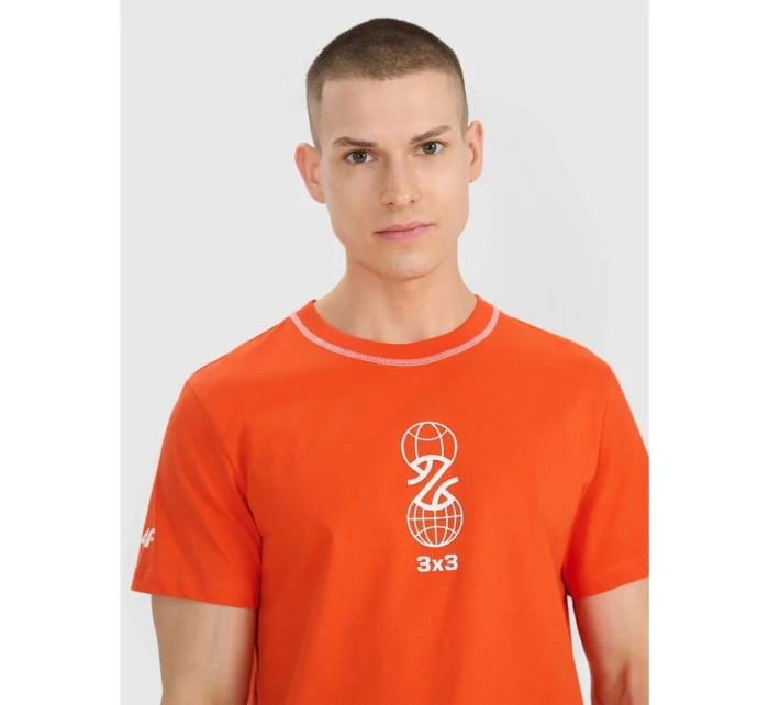 Pánské tričko s potiskem 4F 4FRSS25TTSHM3092-70S pánské