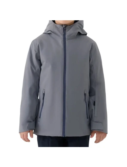 Chlapecká lyžařská bunda 4F M0820 tmavě šedá 4FJWAW25TTJAM0820 23S