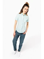 K Popelínová halenka s krátkým rukávem 20.K lime model 22510199 - Kariban K Popelínová halenka s krátkým rukávem 20.K lime model 22510199 - Kariban