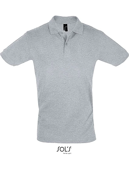 SOL'S Perfect Men Pánské piqué polo 25.1134 melange grey SOL'S Perfect Men Pánské piqué polo 25.1134 melange grey