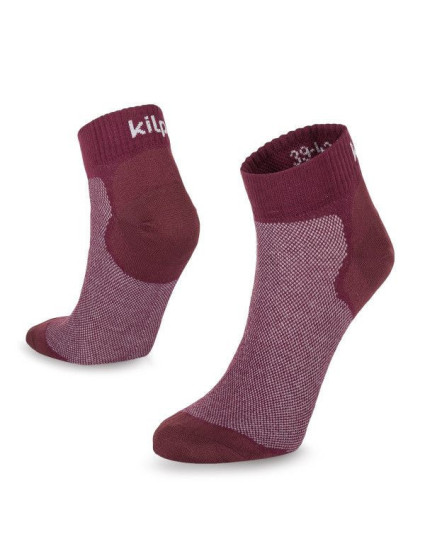 Sportovní ponožky 2p minimis-u tmavě červená - Kilpi