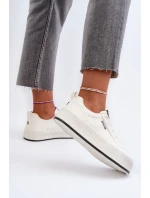 Dámské tenisky na platformě Big Star model 21654856 Bílé - Big Star Shoes Dámské tenisky na platformě Big Star model 21654856 Bílé - Big Star Shoes