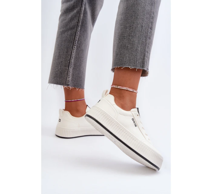 Dámské tenisky na platformě Big Star model 21654856 Bílé - Big Star Shoes Dámské tenisky na platformě Big Star model 21654856 Bílé - Big Star Shoes