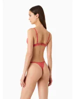 Dámská tanga 163826 3F206 03051 korálové - Emporio Armani