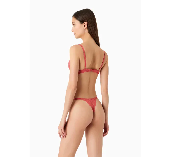 Dámská tanga 163826 3F206 03051 korálové - Emporio Armani