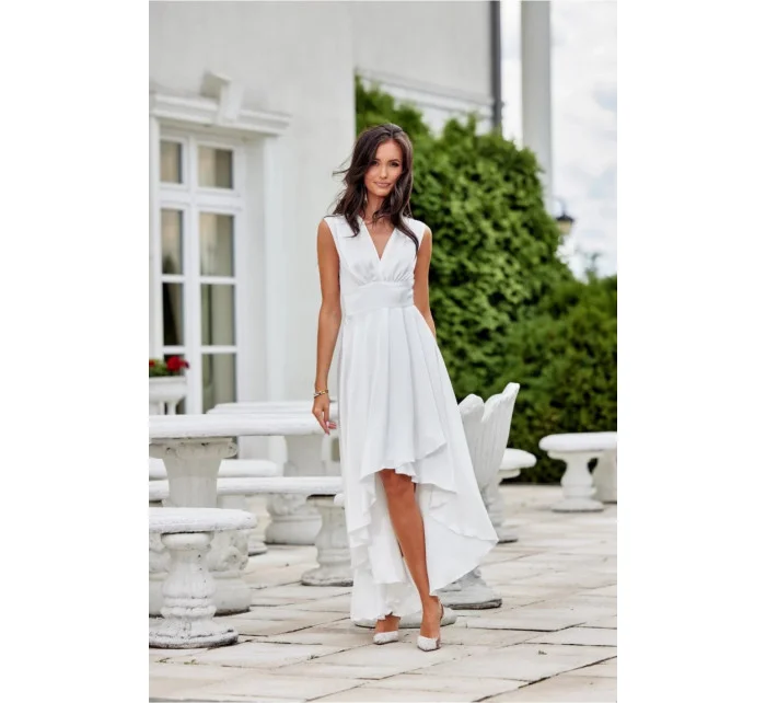 Večerní šaty SUK0410 bílé - Roco Fashion