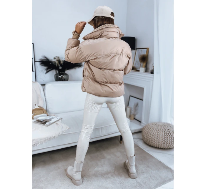 Dámská prošívaná bunda DABIS béžová FashionStreet TY3240