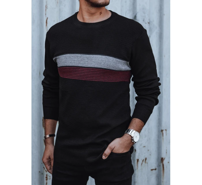 Pánský černý svetr Dstreet model 21979368 - FashionStreet