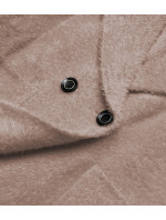 Krátký béžový přehoz přes oblečení typu alpaka (CJ65)