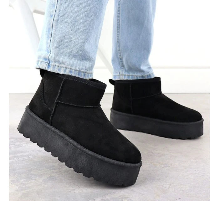 Dámské sněhule semišové černé Potocki 16322