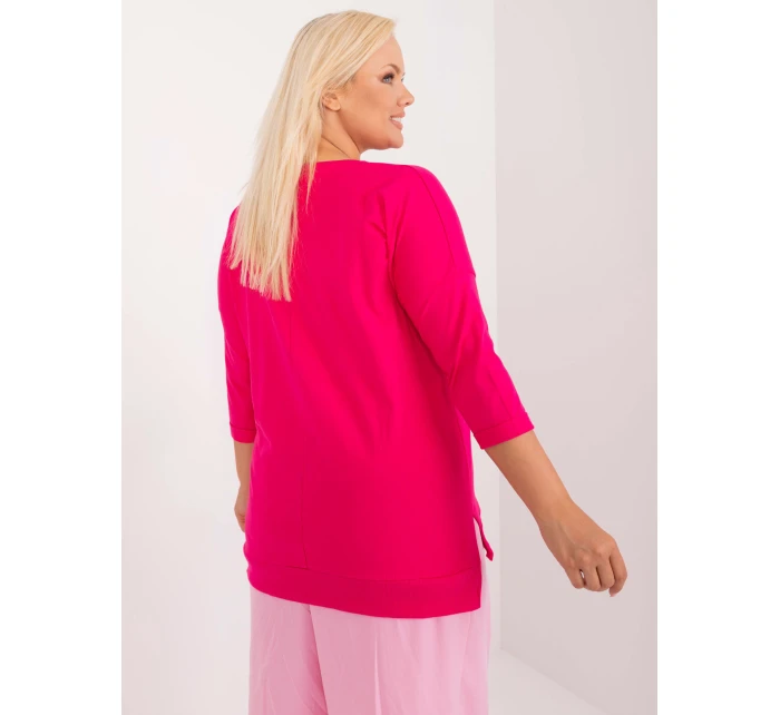 Bluzka RV BZ model 21426977 fuksjowy - FPrice Bluzka RV BZ model 21426977 fuksjowy - FPrice