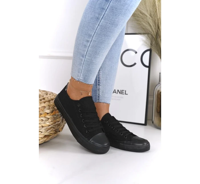 Dámské Klasické Tenisky Černé Omerta Dámské Klasické Tenisky Černé Omerta