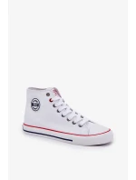 Pánské plátěné tenisky Big Star HI-POLY SYSTEM – bílé