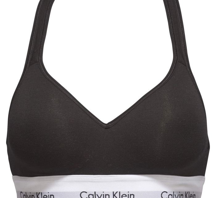 Dámská podprsenka Lift Bralette Modern Cotton 000QF1654E001 černá - Calvin Klein