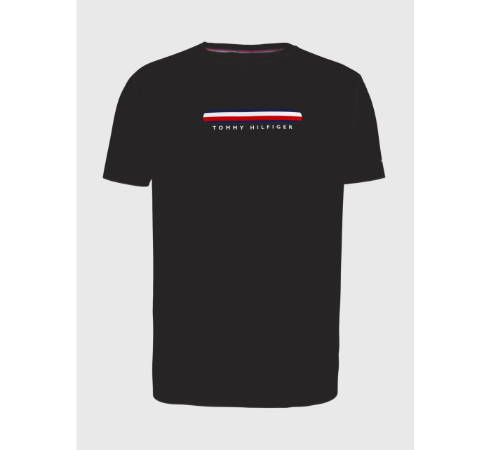 Pánské tričko SEACELL™ LOGO CREW NECK T-SHIRT UM0UM02348BDS černá - Tommy Hilfiger