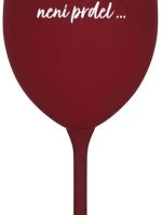 ...PROTOŽE BÝT NORMÁLNÍ NENÍ PRDEL... - bordo sklenice na víno 350 ml