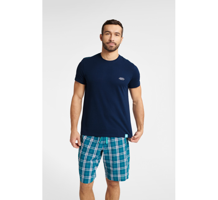 Pánské pyžamo Weston 40663-59X Námořnická modrá - Henderson