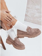 Dámské semišové béžové mokasíny Dstreet model 21992448 - FashionStreet Dámské semišové béžové mokasíny Dstreet model 21992448 - FashionStreet