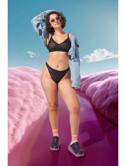 sloggi FREE Evolve String Lace - BLACK - SLOGGI BLACK - SLOGGI