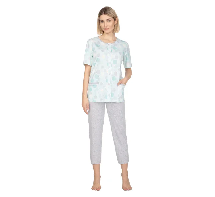 Dámské pyžamo 657 green - REGINA Dámské pyžamo 657 green - REGINA